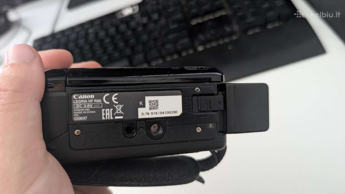 Vaizdo kamera Canon legria Hf R66 Is WiFi - nuotraukos Nr. 6