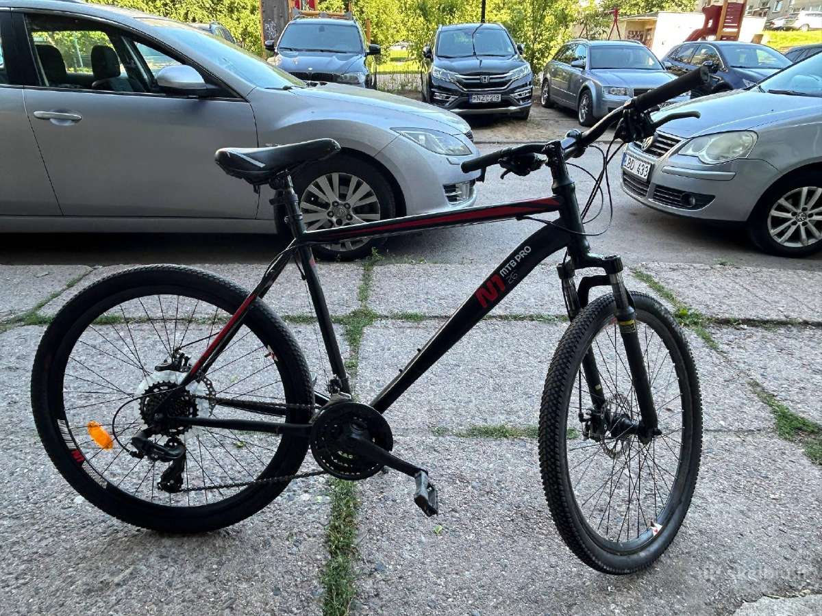 Kalnų dviratis N1 MTB Pro 2.0 26", juodas - nuotraukos Nr. 3