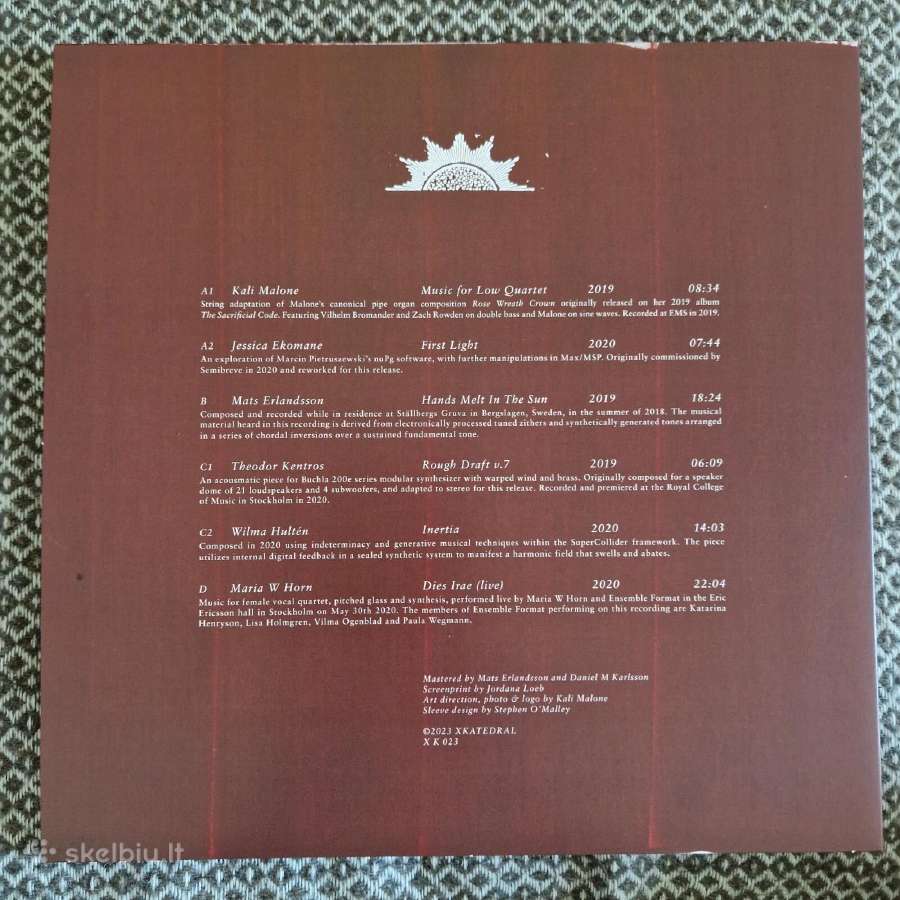 Various - Xkatedral Anthology Series II / Vinyl 2x - nuotraukos Nr. 2