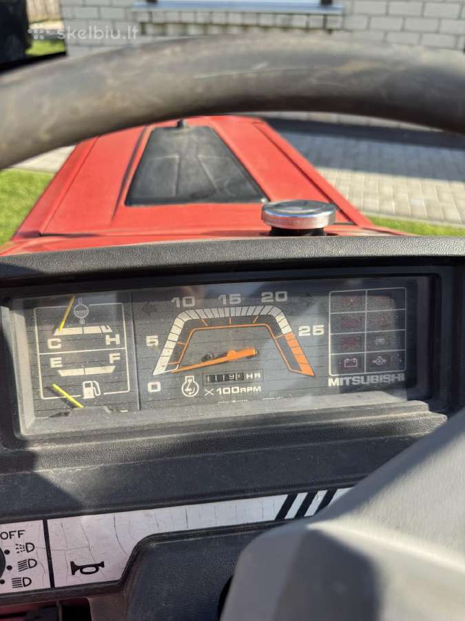 Mini traktorius Mitsubishi - nuotraukos Nr. 5