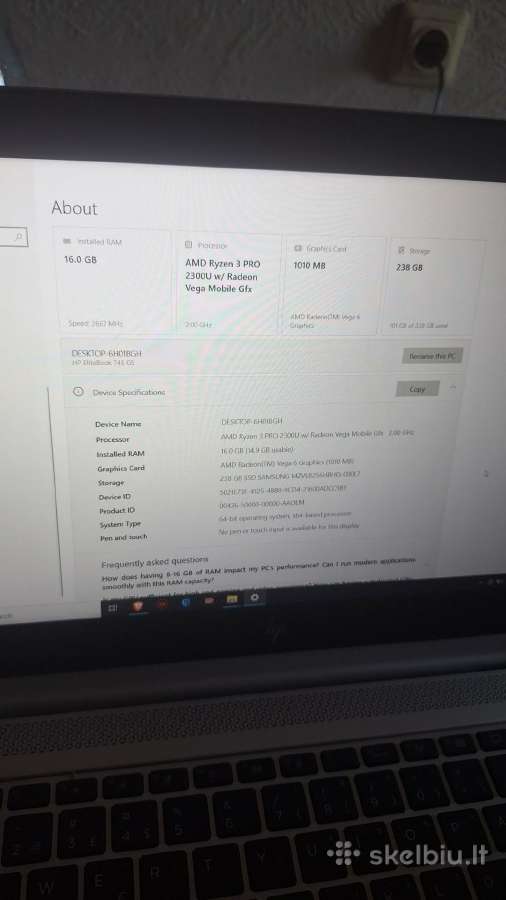 Hp elitebook 745 g5