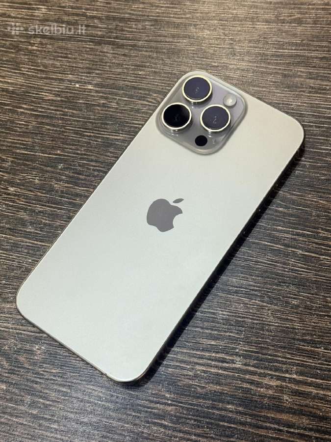 iPhone 16 pro max 256gb, ekranas su mažu taškeliu