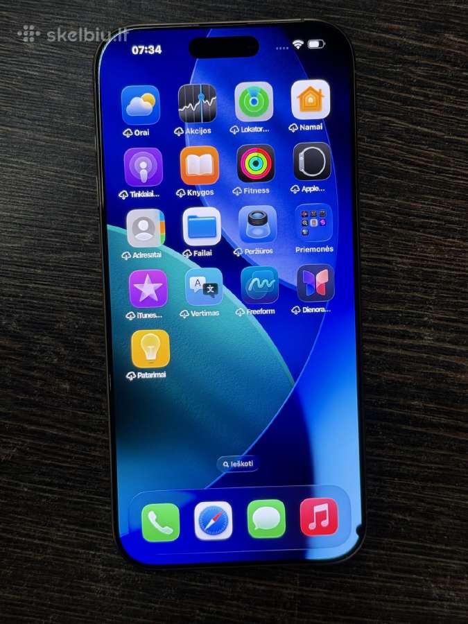 iPhone 16 pro max 256gb, ekranas su mažu taškeliu - nuotraukos Nr. 2