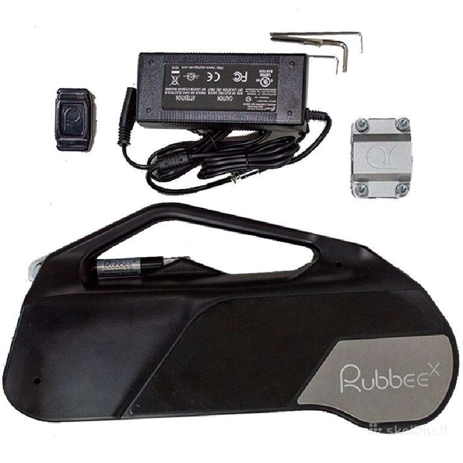 Priedas Rubbee-x paverčiantis dviratį elektriniu