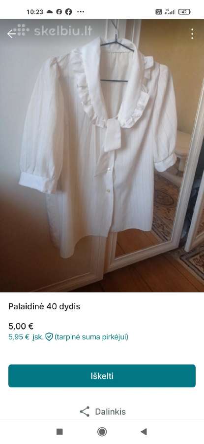 Puikus vilnonis megztukas M dydžio - nuotraukos Nr. 5