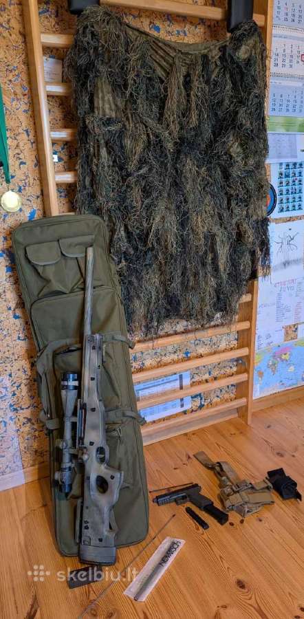 Mažai naudotas Airsoft snaiperio komplektas - nuotraukos Nr. 5