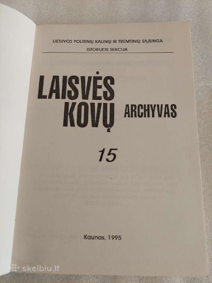 Laisvės kovų archyvas 15 - nuotraukos Nr. 2