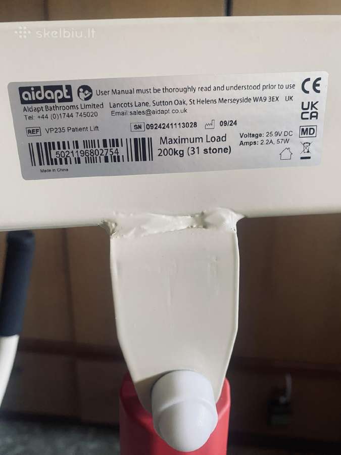 Naujas Elektrinis Paciento Keltuvas