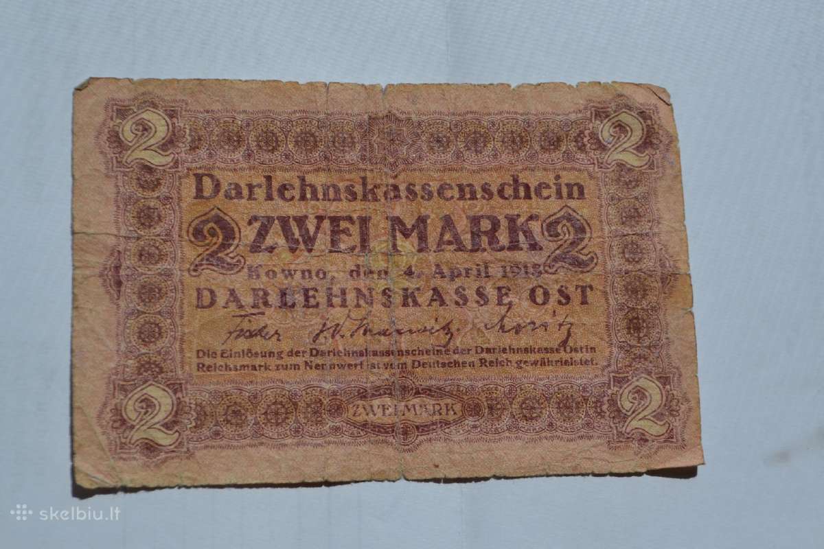 2 Ost Markes 1918 m.kaunas