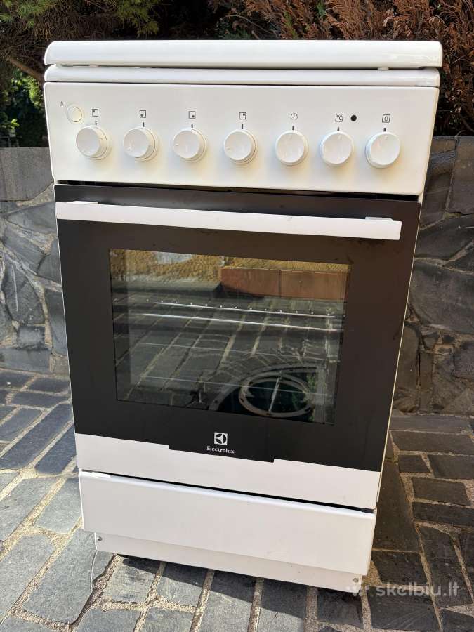 Naudota dujinė viryklė su elektrine orkaite