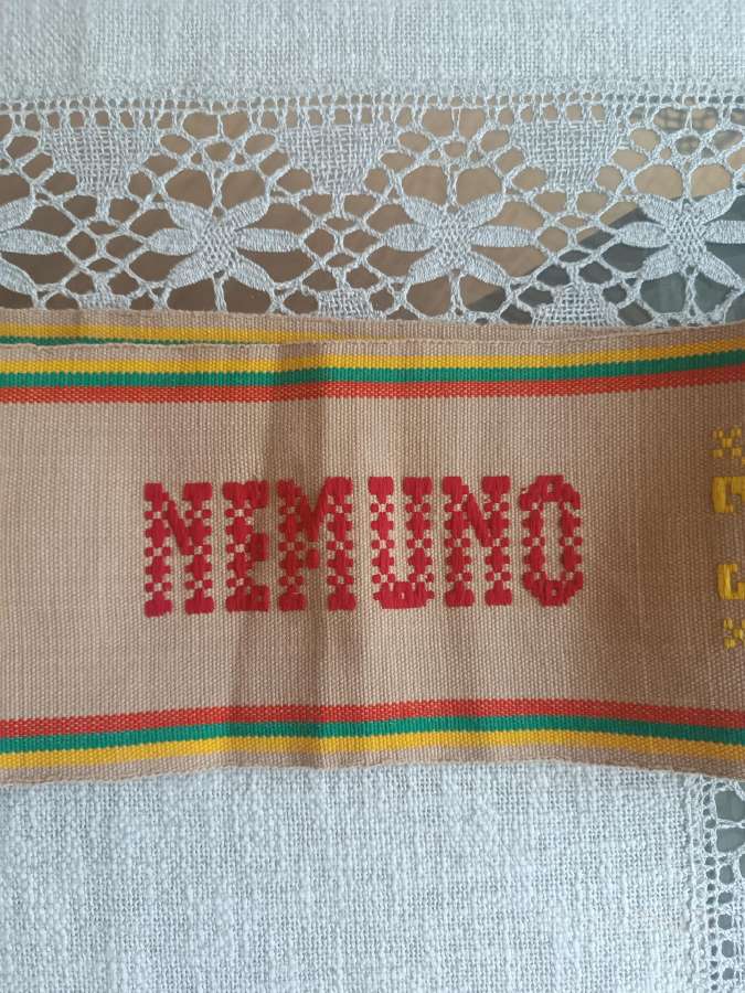 Vintažinė tautinė juosta Lietuva Nemuno kraštas - nuotraukos Nr. 8