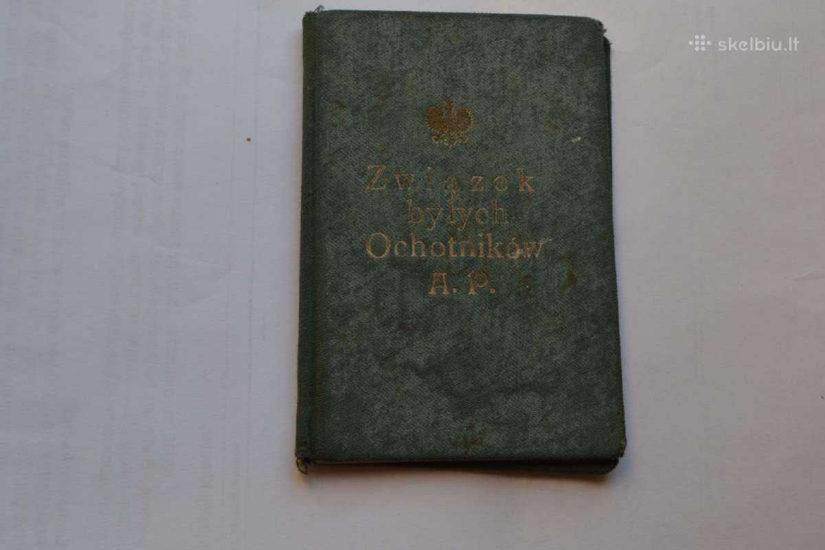 Medziotojo bilietas Vilnius 1938 m.