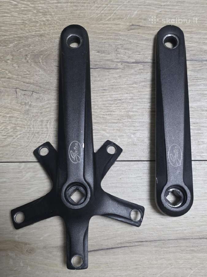 Švaistikliai Crankset gates 170 mm, 5 bolt 130bcd