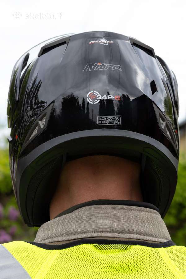 Motociklininko šalmas Nitro - nuotraukos Nr. 5