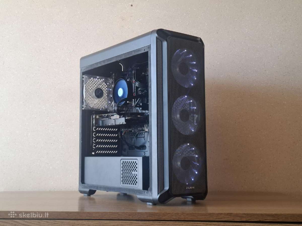 Žaidimų kompiuteris: i5 8500, gtx1070, 16gb