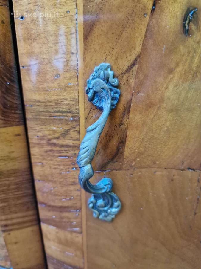 Prabangi alyvmedžio konsolinė knygų lentyna - nuotraukos Nr. 27