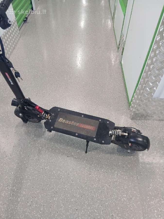 Galingas elektrinis paspirtukas Beaster 1000w - nuotraukos Nr. 2