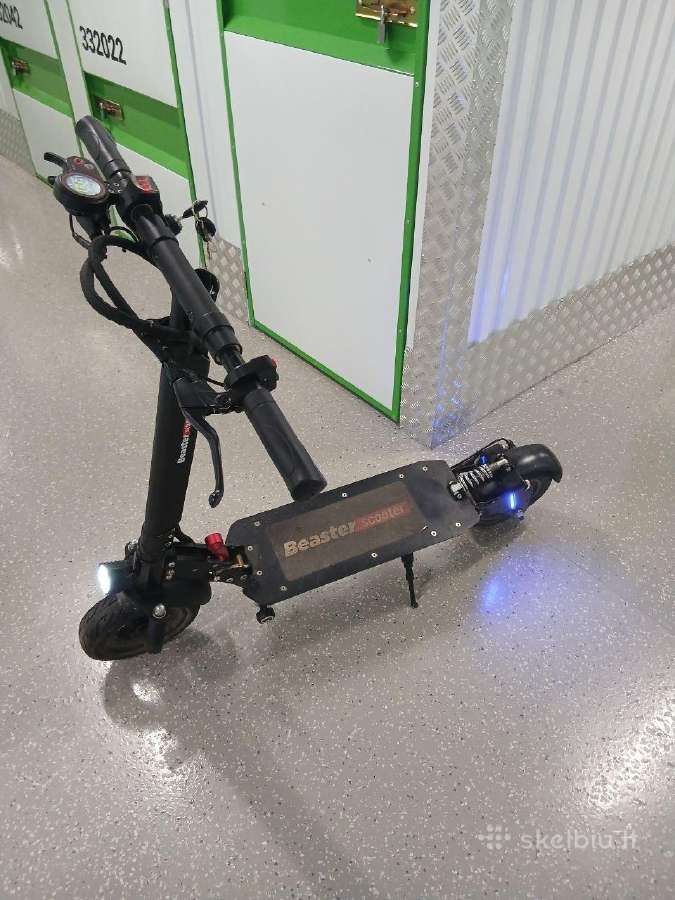 Galingas elektrinis paspirtukas Beaster 1000w - nuotraukos Nr. 6