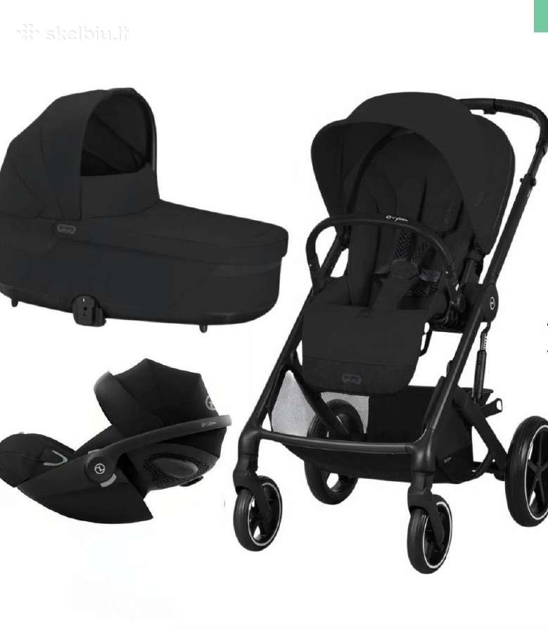 Cybex balios s lux 3in1 su priedais