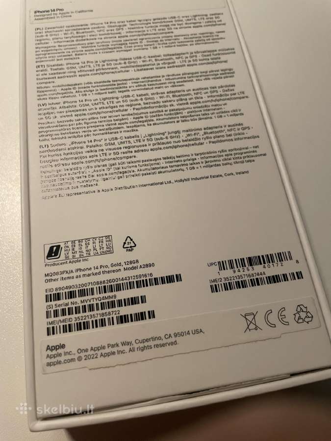 iPhone 14 Pro 128gb - nuotraukos Nr. 11
