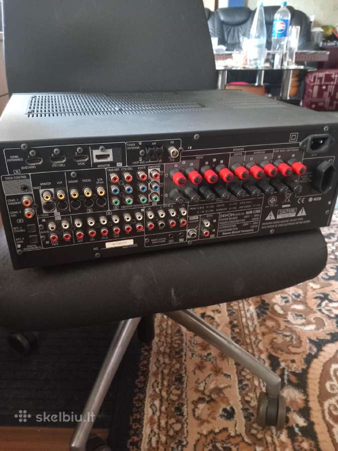 Stiprintuvas, resiveris Denon Avr - 1709 - nuotraukos Nr. 4