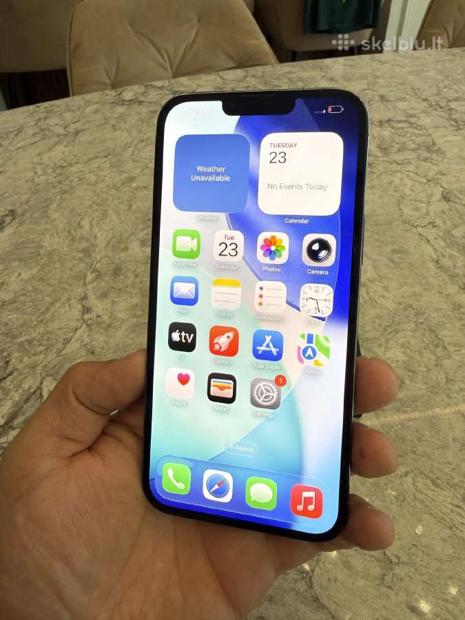iPhone 13 pro max, 128gb 100% - nuotraukos Nr. 2