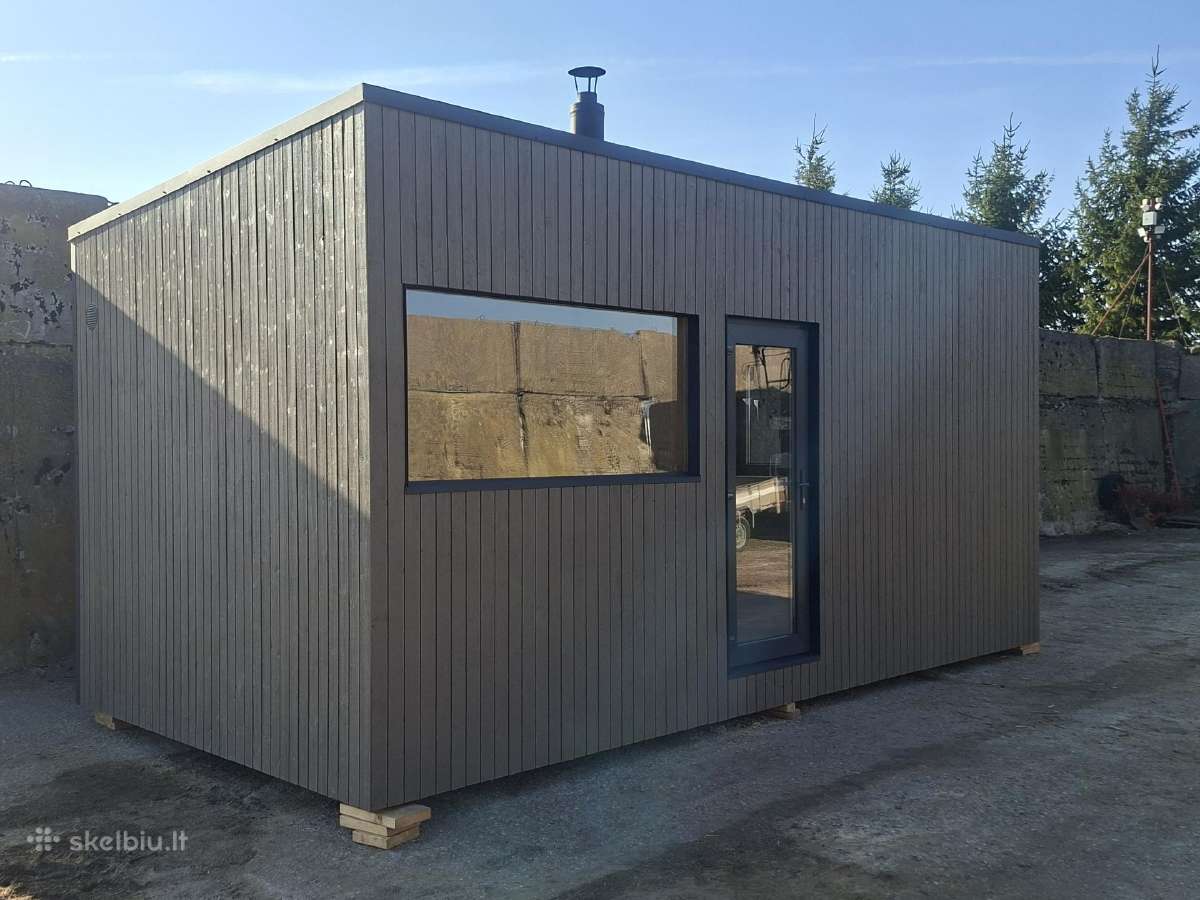 Karkasinė pirtis 6x3