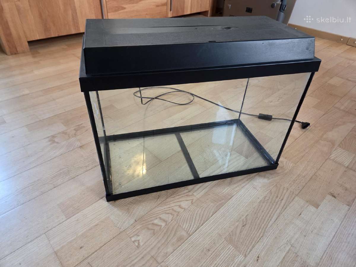 Akvariumas su dangčiu 72l