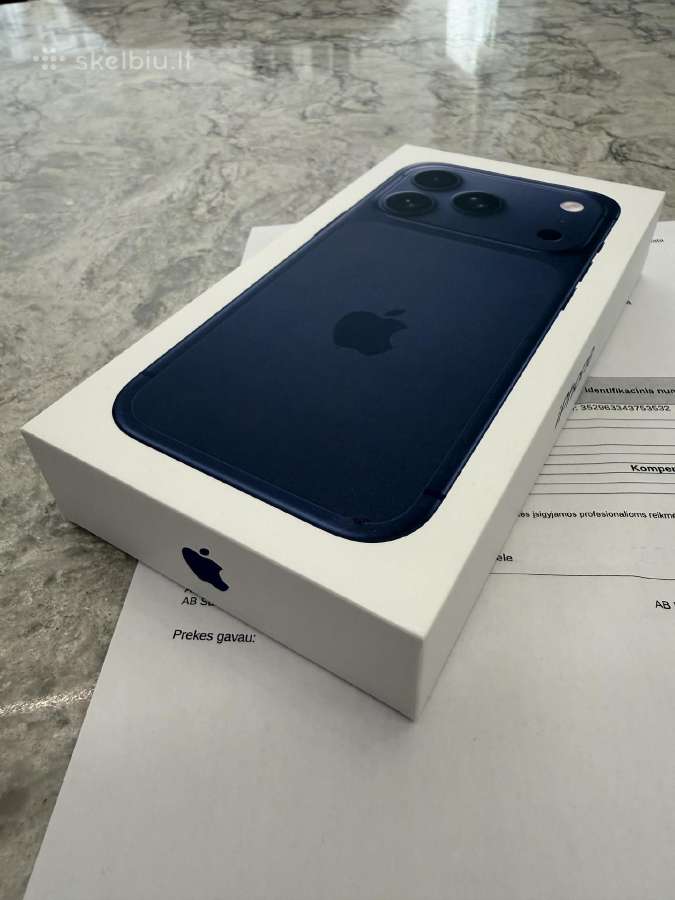 iPhone 17 pro, 256gb naujas