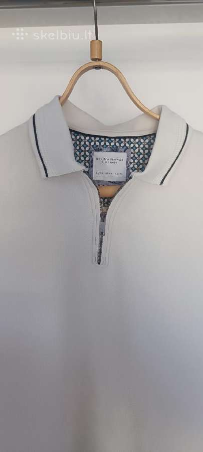 Denim & Flower vyriški polo marškinėliai