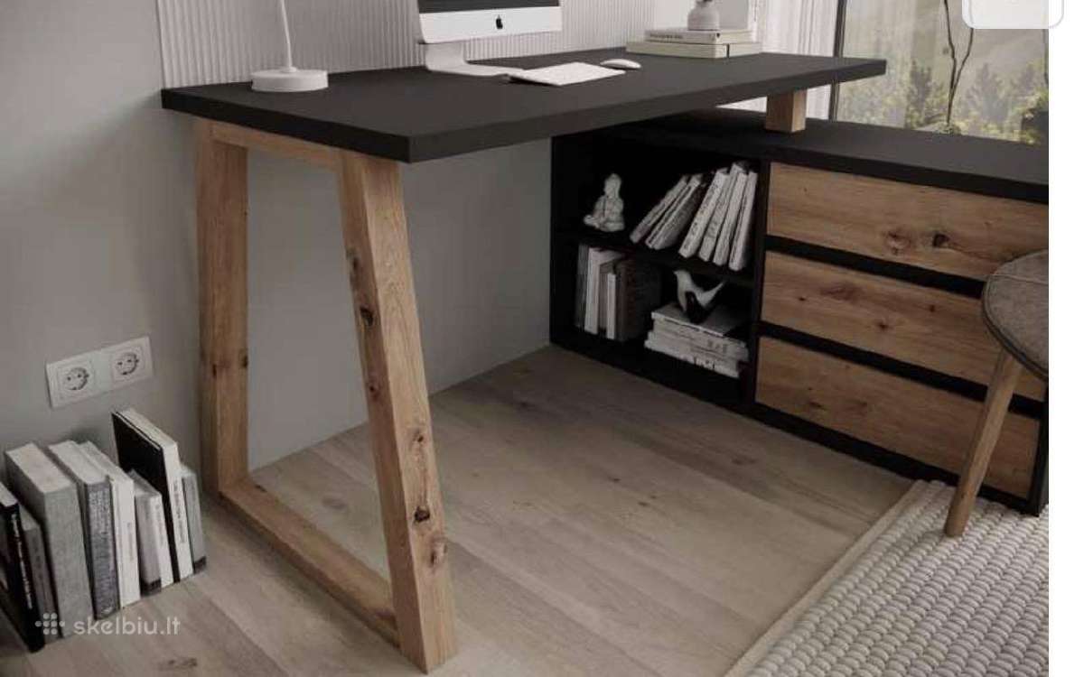Parduodami 2 Premium Kampiniai Rašomieji Stalai Iw - nuotraukos Nr. 6