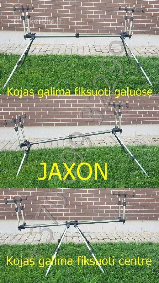 Karpinis stovas Jaxon universalus 2, 3, 4 kotams - nuotraukos Nr. 3