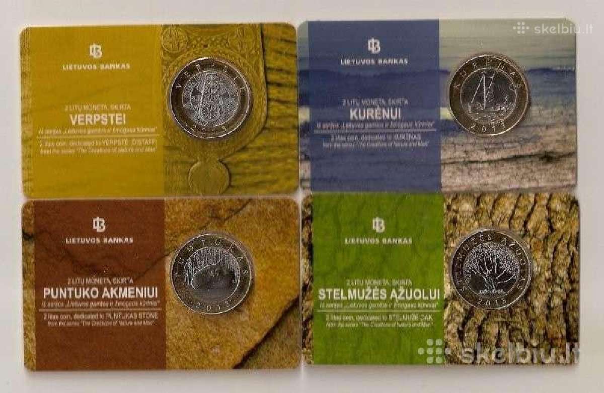 2013m Gamtos ir žmogaus kūriniams, kortelėse (Unc)