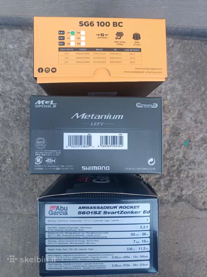 Metanium Savage gear Sg10 Abu Garcia Ambassadeur - nuotraukos Nr. 2