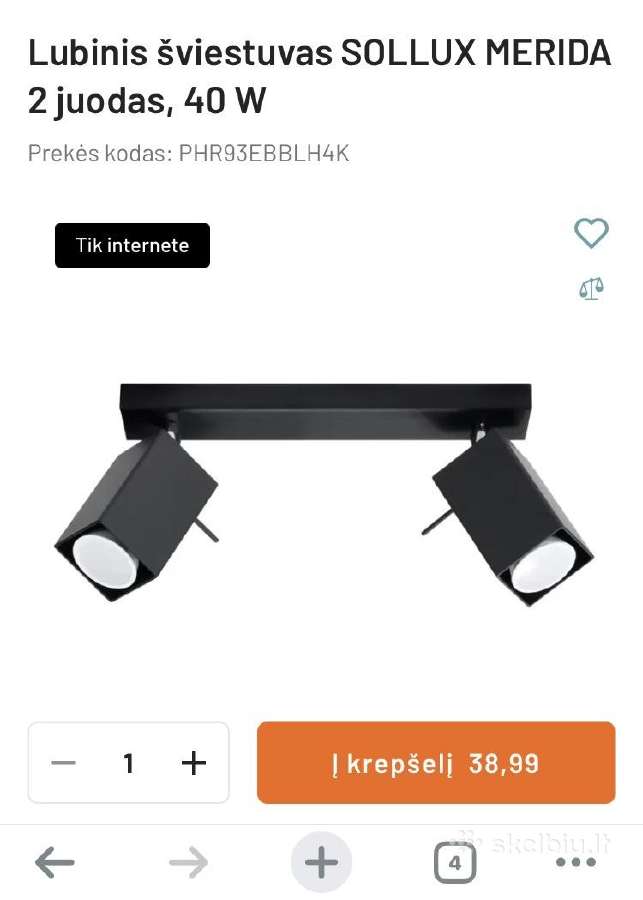 Lubinis sviestuvas naujas
