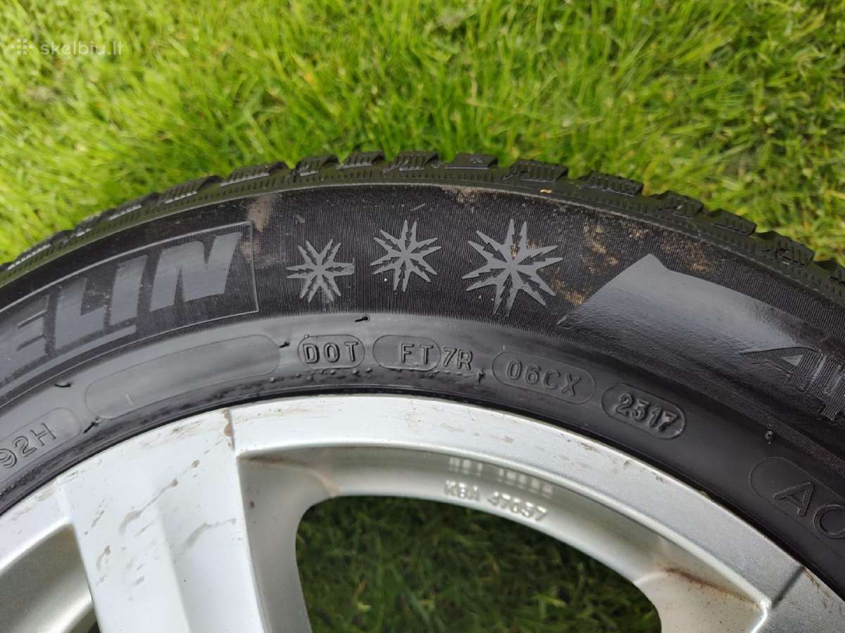 Autec 16" 5x114.3 Michelin Alpin 5 205/60r16 - nuotraukos Nr. 3