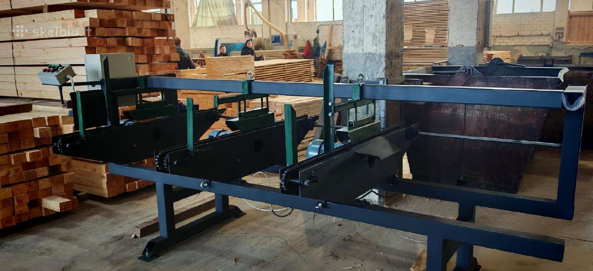Automatinės lentu skersavimo staklės - nuotraukos Nr. 2