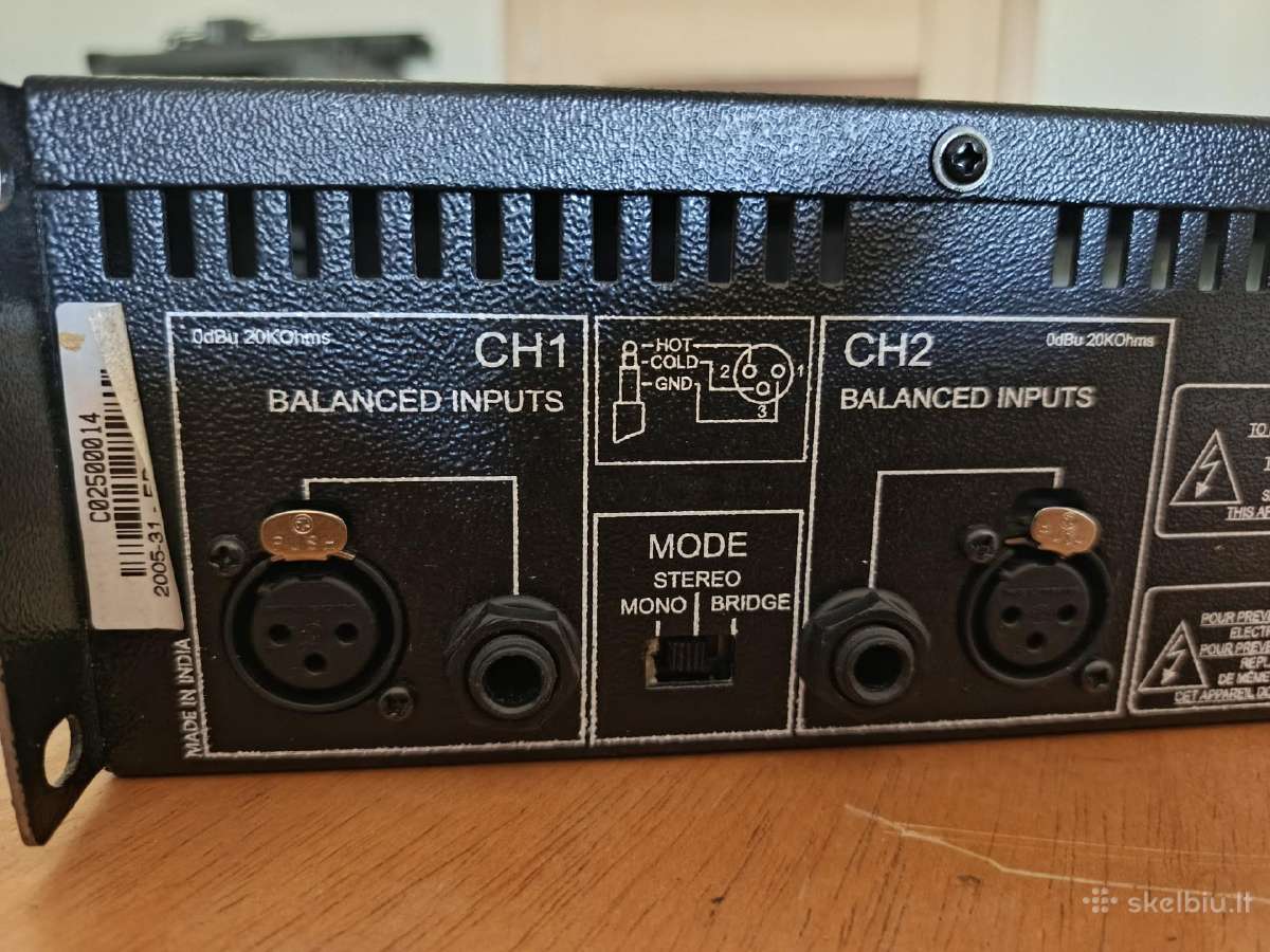 Stiprintuvas Rcf ed 600 - nuotraukos Nr. 5