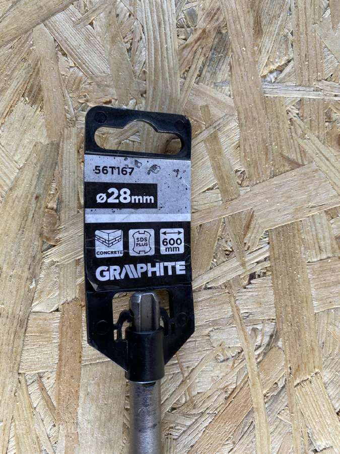 Graphite Sds Plus betono grąžtas 28600 mm – beve - nuotraukos Nr. 2