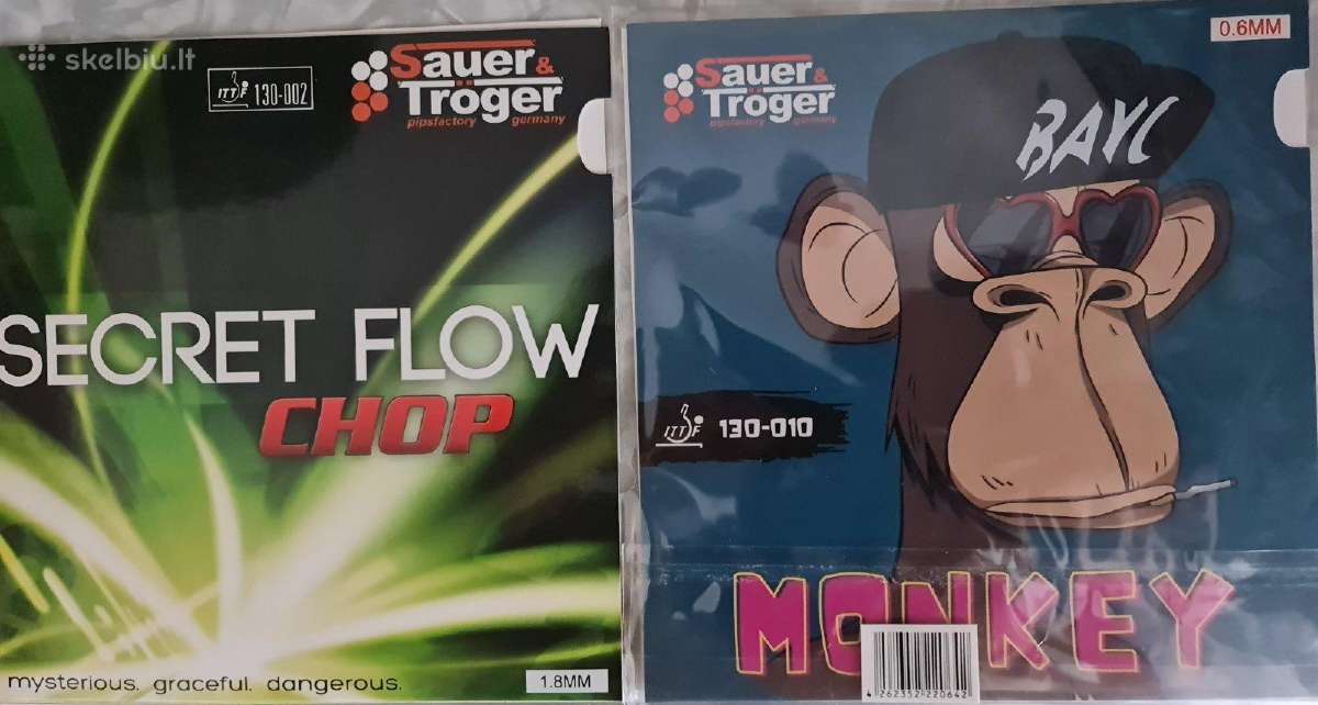 Stalo teniso raketė Sauer Troger Banana - nuotraukos Nr. 4