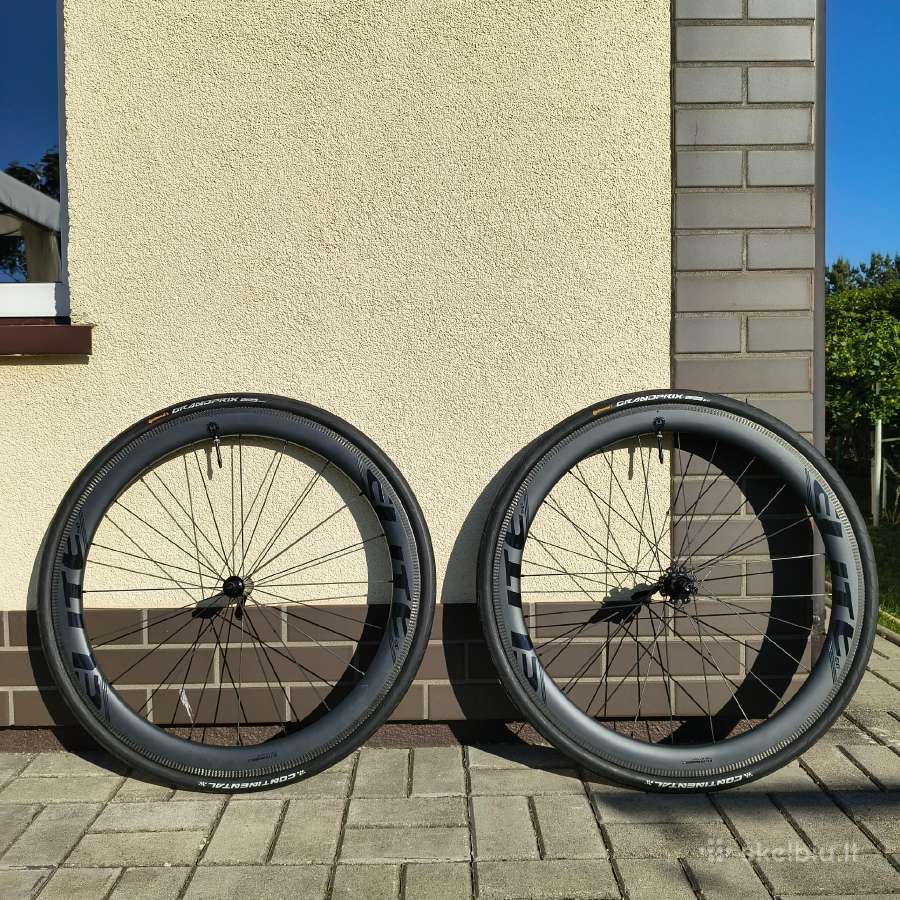 Elite Ent 2.0 rimbrake ratai su Conti Gp 28mm