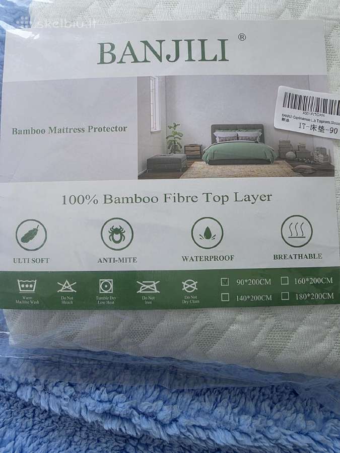 3D bambuko neperšlampama čiužinio apsaugos - nuotraukos Nr. 3