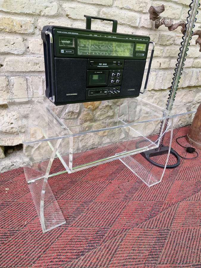 Vintažinis mid century poliakrilo staliukas - nuotraukos Nr. 19
