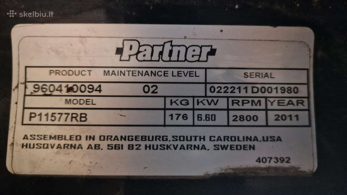 Partner vejos traktoriukas - nuotraukos Nr. 7