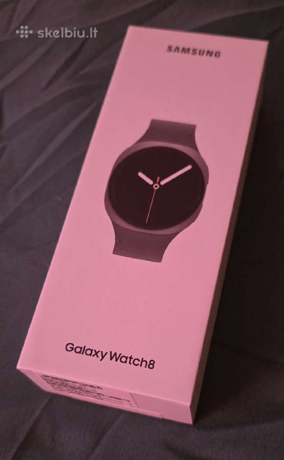 Naujas Samsung Galaxy Watch 8, Graphite, Lte/esim