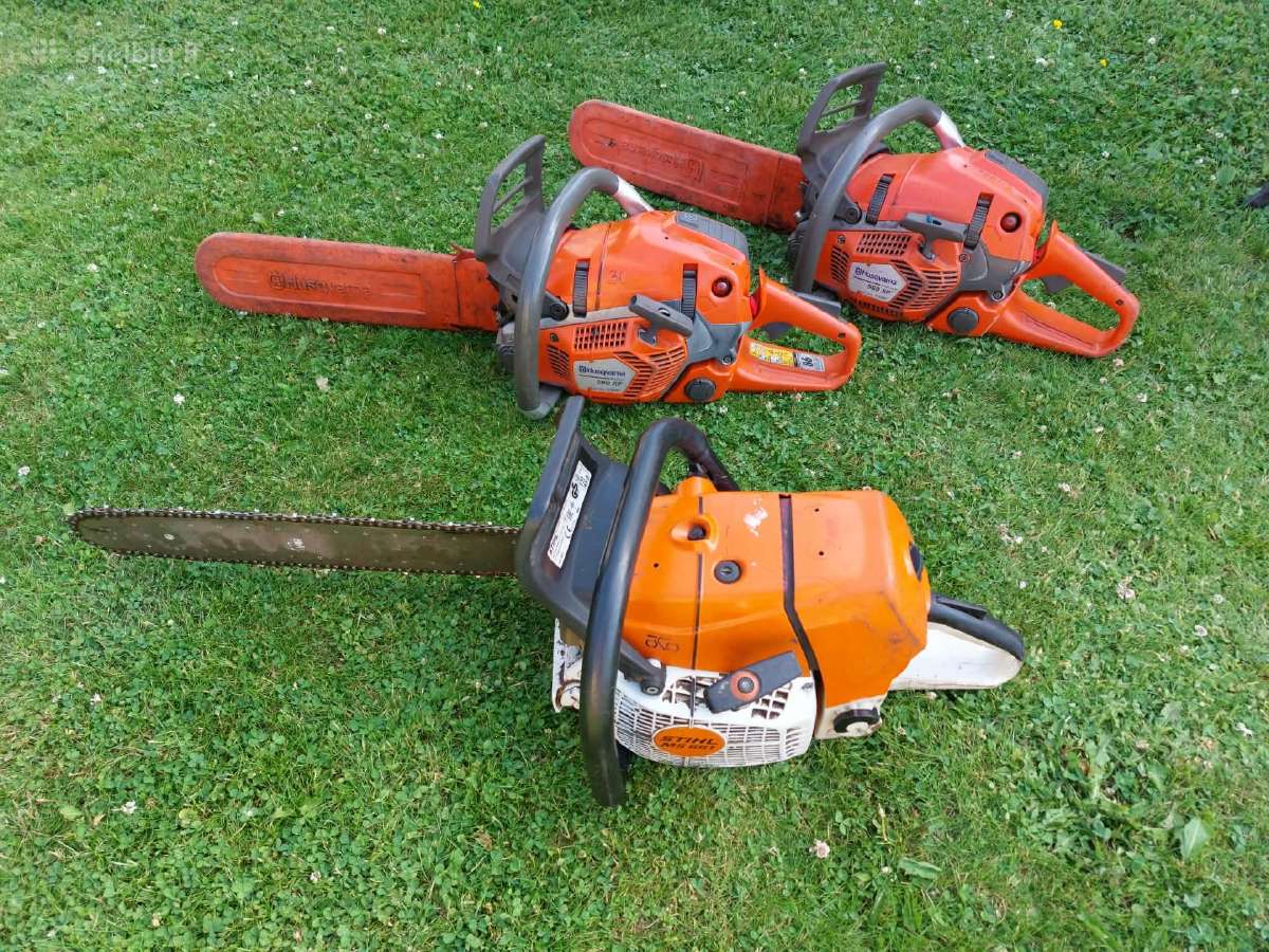 Pjūklas Stihl Ms661 5,4kw Husqvarna 560 Xp 3,5kw