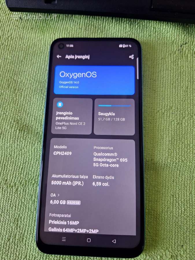 Naudotas Oneplus - nuotraukos Nr. 2