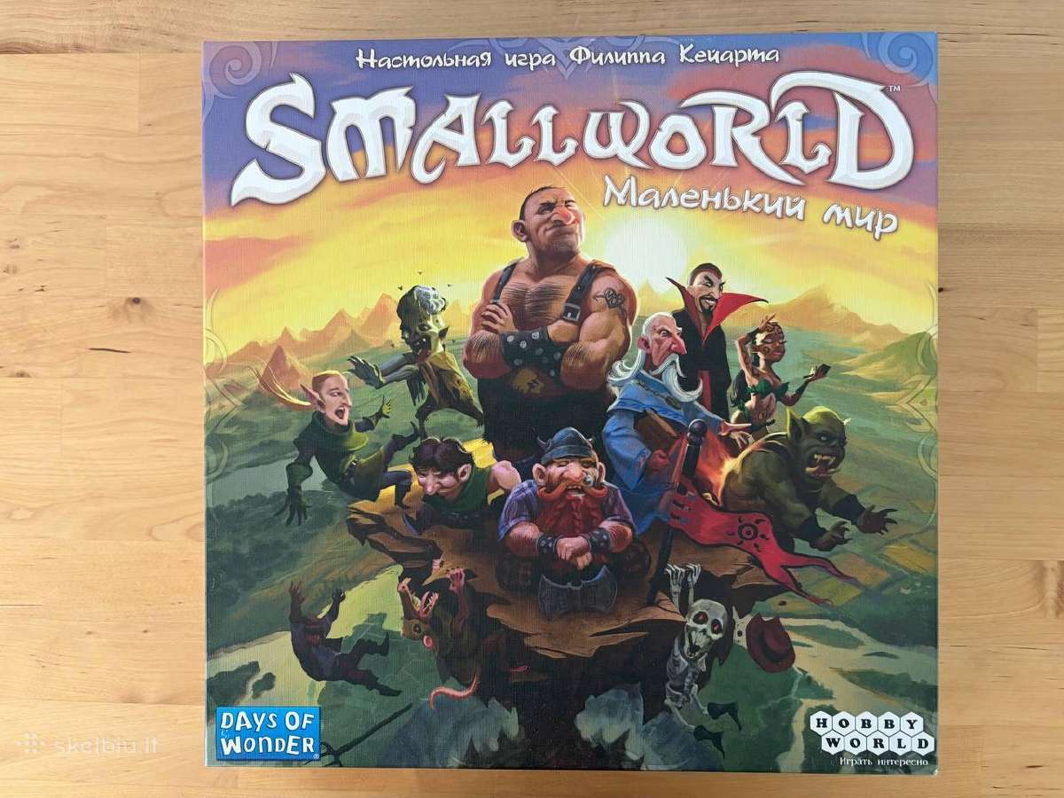 Stalo žaidimas „Small World“