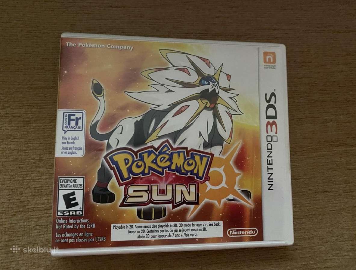 Pokemon Sun 3ds