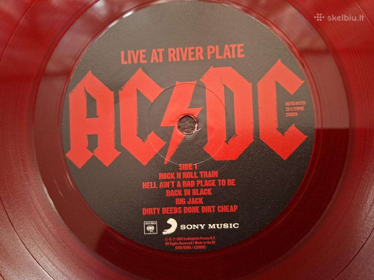 Ac/dc 2012 „Live At River Plate“ 3 Lp - nuotraukos Nr. 8